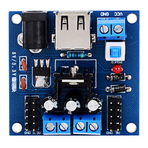 DC-DC Power Supply Voltage Regulator Module for Arduino - Blue