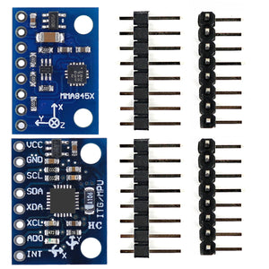 MMA8452 3-Axis Accelerometer And MPU6050 6-Axis Gyro Sensor Module