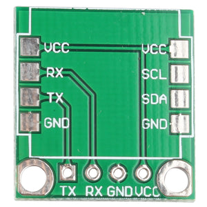 6-Axis MPU6050 Module Adapter Board - Green + Silver