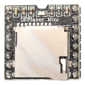 DFPlayer Mini MP3 Player Module 24-bit DAC Output - Black + Silver