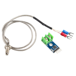MAX6675 Type K Thermocouple Temperature Sensor Module - Blue + Silver