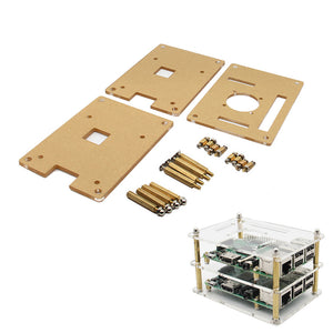 Double Layer Acrylic Case for Raspberry Pi 3 Model B / 2B / B+