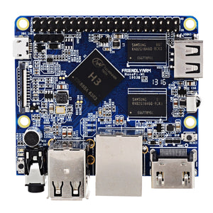 HDMI 1.4 1080P H3 + Quad-Core A7 Development Board - Blue + Silver