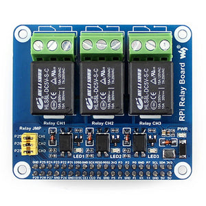 Waveshare RPi Relay Board for Raspberry Pi A+/B+/2B/3B - Blue