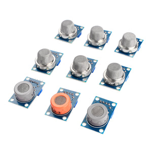 Gas Sensor MQ-2 MQ-3 MQ-4 MQ-5 MQ-6 MQ-7 MQ-8 MQ-9 MQ-135 Sensor Kit