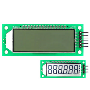 2.4'' 6-Digit 7 Segment LCD Display Module White Backlit for Arduino