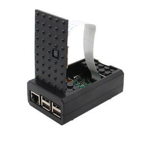 Geekworm Logo Type ABS Case for Raspberry Pi 3 Model B Board - Black
