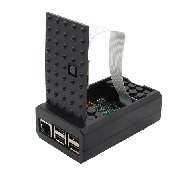 Geekworm Logo Type ABS Case for Raspberry Pi 3 Model B Board - Black