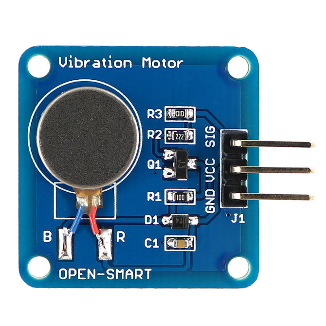Mini Flat Vibrating Vibration Motor DC Motor for Arduino - Blue