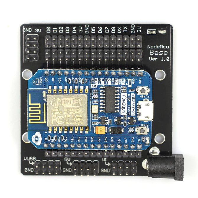 NodeMcu Lua Wi-Fi ESP8266 Development Board + NodeMcu Base Board