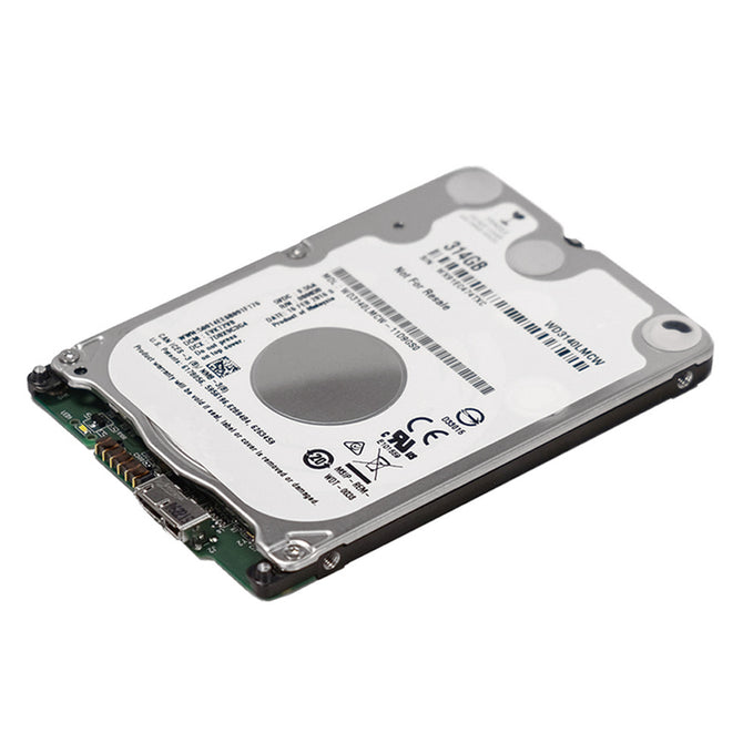 2.5" 314GB USB Hard Drive For Raspberry Pi 3B/2B/B+ - Silver + Black