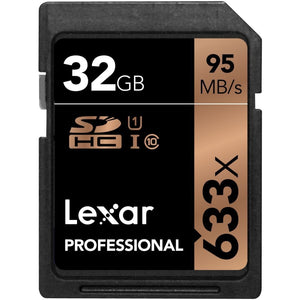 Lexar Professional SDHC/SDXC cards 633X 32GB - LSD32GCTBAS633