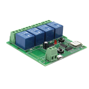DIY 5V 4 Channel Jog/Inching & Self-locking WiFi Wireless Smart Switch