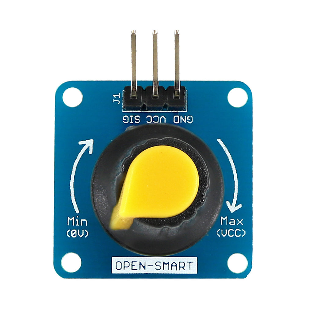 Rotary Angle Sensor Module Light / Volume Control for Arduino - Yellow ...