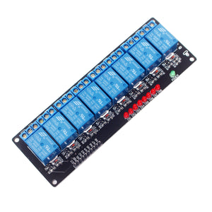 8-Channel 5V Relay Module - Black + Blue