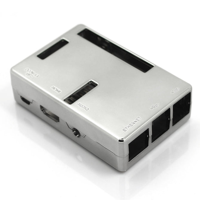 Protective ABS Case Shell for Raspberry Pi 3 Model B - Silver