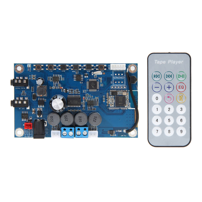 60W+60W Bluetooth 4.1 Wireless Audio Radio AUX Amplifier Board