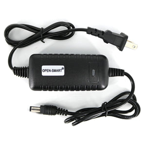 US Plug AC 100~240V to DC 9V 2A Universal Power Adapter - Black