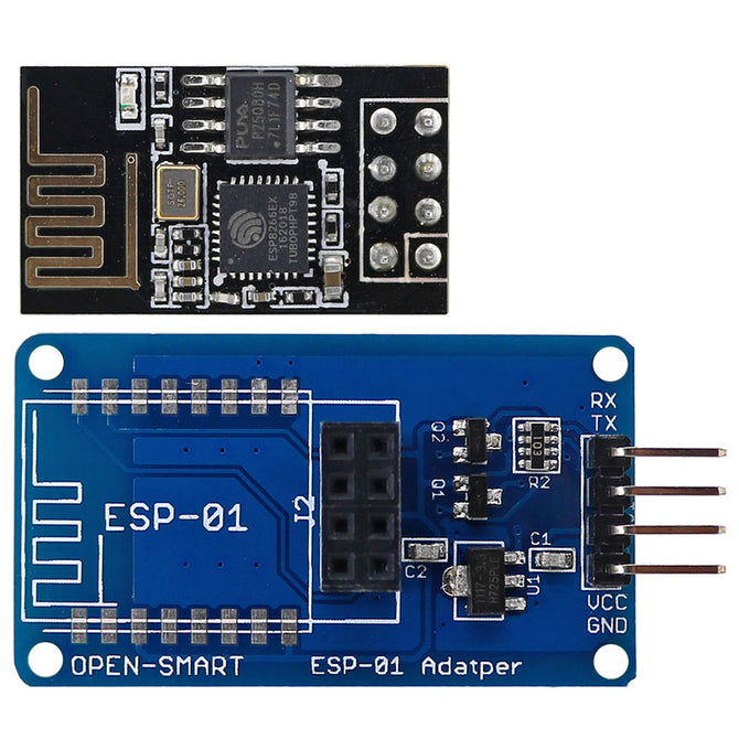 ESP-01S ESP8266 Serial Wi-Fi Wireless Module + Adapter for Arduino