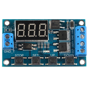Trigger Cycle Timer Delay Switch Circuit Dual MOS Tube Control Board