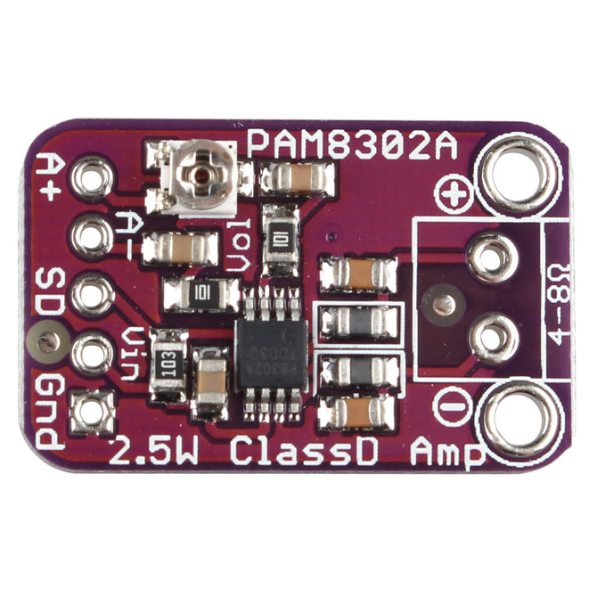 CJMCU832 PAM8302 2.5W Mono Class D Audio Amplifier Module Board