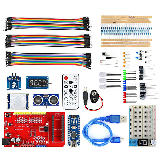 OPEN-SMART Nano BreadBoard Kit w/ IO Expansion Board/ Sensor Module