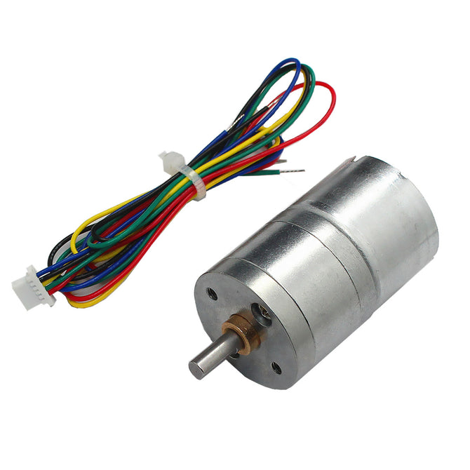 DC 12V 9RPM Type 2418 Large Torque Brushless Gear Motor - Silver