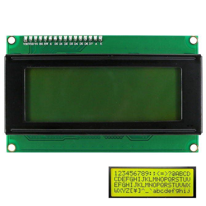 OPEN-SMART I2C / IIC LCD 2004 Yellow-green Display Module for Arduino
