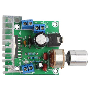 12V TDA7297 Dual Channel Power Amplifier Board - Green + White