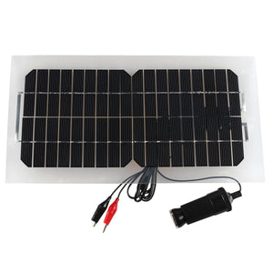18V 5.5W 31.5 * 16.5 * 0.15cm Semi-Flexible Solar Panel w/ Cable