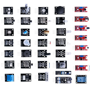 37-in-1 Arduino Sensor Module + 60PCS Resistors Learning Kit