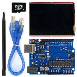 2.8" TFT LCD Touch Screen LCD Shield Kit w/ TF card UNO R3 for Arduino