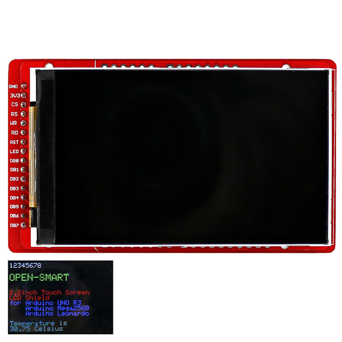 OPEN-SMART 3.2" 240 * 400 TFT LCD Shield Breakout Module for Arduino