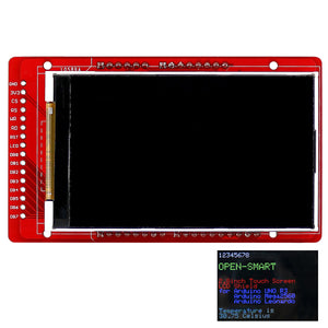 3.0" 240 * 400 TFT LCD Shield Module w/ Temperature Sensor for Arduino