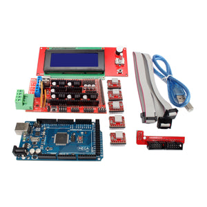 3D Printer Controller RAMPS 1.4 + 2560 R3 + A4988 + 2004LCD Kit