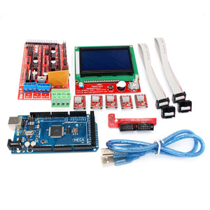 RAMPS 1.4 + 2560 R3 + A4988 + LCD12864 3D Printer Controller Board Kit