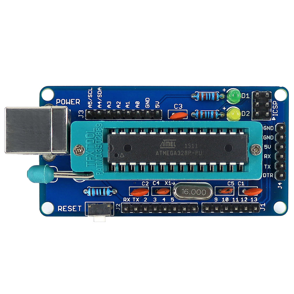 DIY ATmega328P Programmer Development Board for Arduino UNO R3 – pfdeal