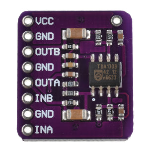 CJMCU-1308 TDA1308 Stereo Earphone Driver Module - Purple