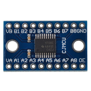 CJMCU TXS0108E 8 Channel Logic Level Bi-directional Converter - Blue