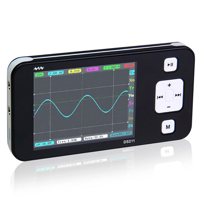 DS211 2.8" TFT LCD Mini Portable Pocket Digital Oscilloscope