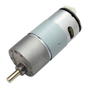 37mm DC 12.0V 190rpm Encoder Precision Gear Motor - Silver + Grey