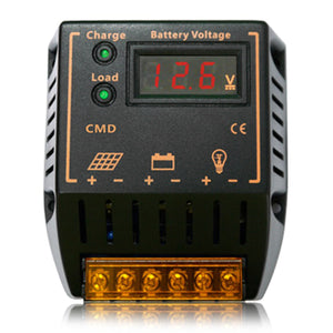 UEIUA CMD-2410 PWM Solar Charge Controller 12V / 24V for Solar System