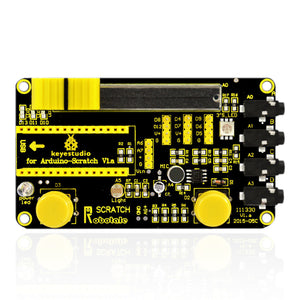 Keyestudio Robotale Scratch Sensor Module Board for Arduino - Black