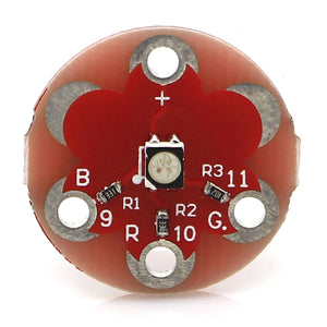 KEYES MD0308 Wearable 3528 RGB LED Module for Lilypad - Red