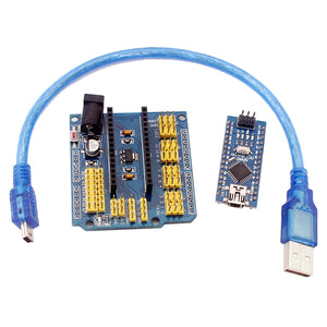 Nano V3.0 ATmega328P Controller Board + Nano IO Extension Board