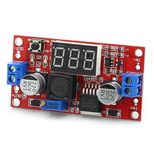 KEYES LM2577 3A DC-DC Boost Voltage Module w/ Digital Display - Red