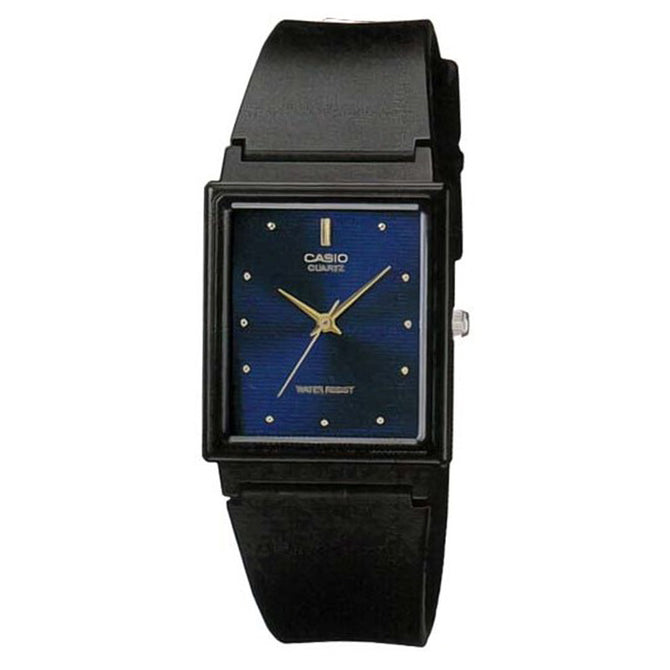 CASIO MQ-38-2ADF Men's QuartzWatch - Black + Cobalt Blue (Without Box)
