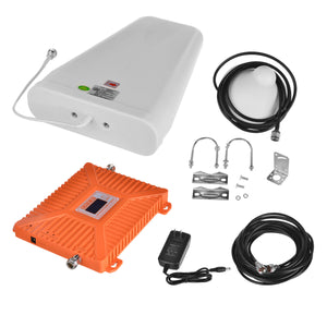 GSM / 2G 3G 4G Mobile Phone Signal Booster - Orange (US Plugs)