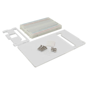 Geekworm Platform w/ Breadboard Kit for Raspberry Pi Zero - White