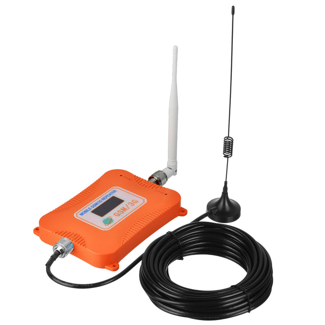 2G 3G 4G 900/2100MHz GSM WCDMA Signal Booster for Mobile Phone -Orange
